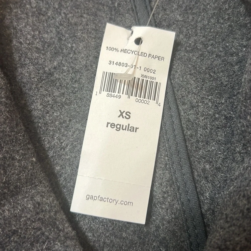 Baby gap boys long gray blazer size XS new